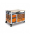 CARRELLI S/TANK VUOTI (10) ORANGE C28 O