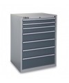 CASSETTIERE 7 DRAWERS INDUSTRIA GREY 7/G