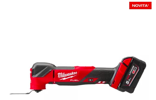 Milwaukee M18 FMT-502X Utensile Multifunzione FUEL™ 18V con 2 Batterie -  4933478492