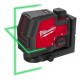 LASER VERDE RICARICABILE USB A 2 LINEE MILWAUKEE  L4 CLL